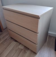 Kommode,3 Schubladen,Eichenfurnier weiß lasiert,IKEA Malm,80x78cm Nürnberg (Mittelfr) - Südstadt Vorschau