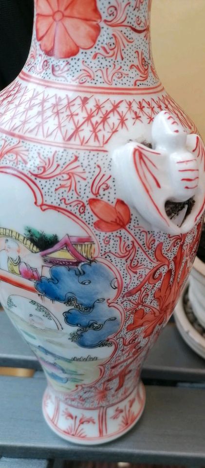 Antike Keramik Vase China Japan in Duisburg