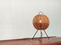 Mid Century Tripod Table Lamp Tischleuchte zu 50er 60er 70er Teak Hamburg-Nord - Hamburg Winterhude Vorschau