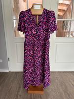 C&A Kleid pink lila in 42 XL mit Taschen und Knöpfen Rheinland-Pfalz - Hermeskeil Vorschau