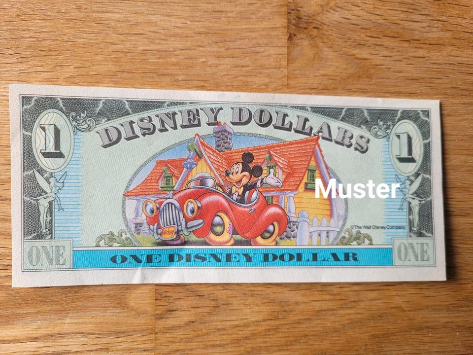 Sammler, "Disney Dollar" (R), unbenutzt, verschlossen, Sammler in Bad Langensalza