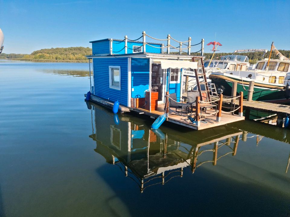 Ostern Hausboot mieten chartern,Urlaub führerscheinfrei in Heidesee