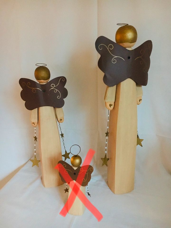 Weihnachten Deko aus Holz, Engel 2er Set - H62 / H50 cm ☆ NEU ☆ in Brühl