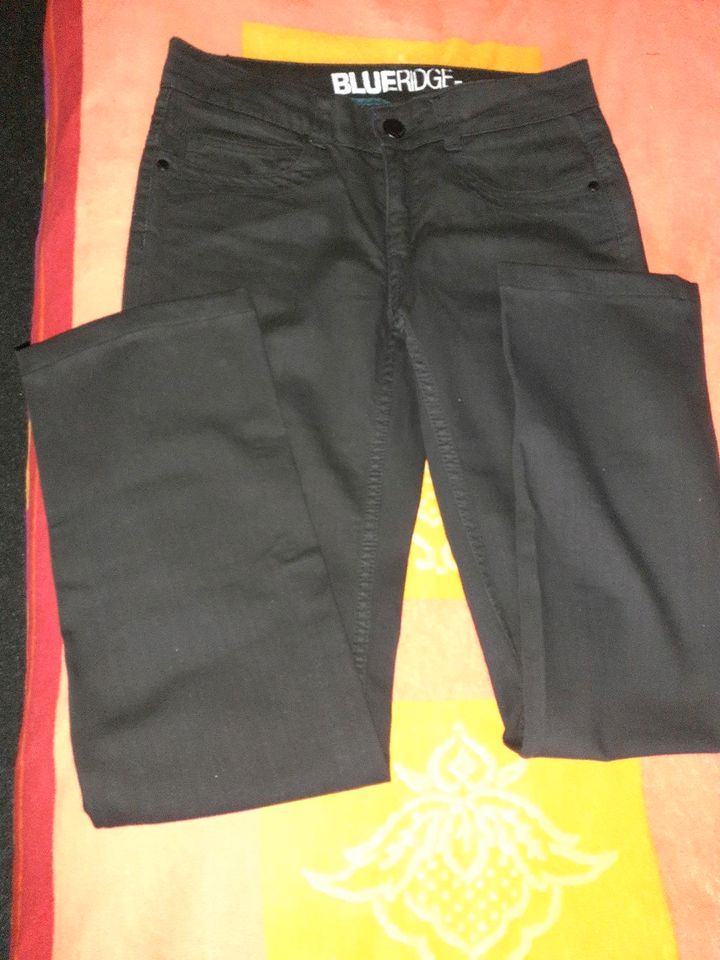 Blue ridge we,schwarze Jeans W28/Gr.38/40 in Berga/Elster