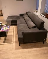 Ecksofa Designer Couch grau Holz für Büro Praxis warteraum Nordrhein-Westfalen - Oer-Erkenschwick Vorschau