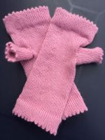 Handstulpen mit Daumen, 100% Alpaka, rosa, db-strickdesign Hannover - Südstadt-Bult Vorschau