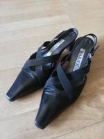 schwarze Slingpumps/Slingbacks Gr. 35 Bayern - Eching (Niederbay) Vorschau