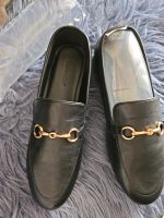 Leder Loafer black Horsebit mit goldene Schnalle 40 Bayern - Ingolstadt Vorschau