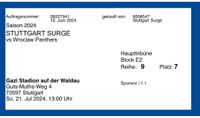 Stuttgart surge Haupttribüne 2x Tickets Stuttgart - Weilimdorf Vorschau