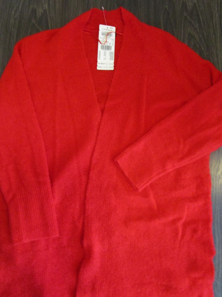 TAIFUN, wunderschöner Cardigan, warm, 32 % Wolle, rot, 44, neu ! in Köln