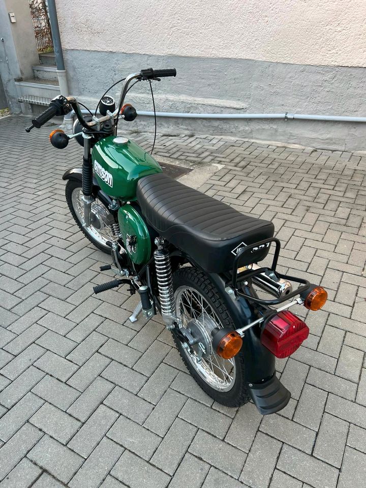 Simson S51 Enduro Vape 5 Gang 60 KMH viele Neuteile in Radebeul