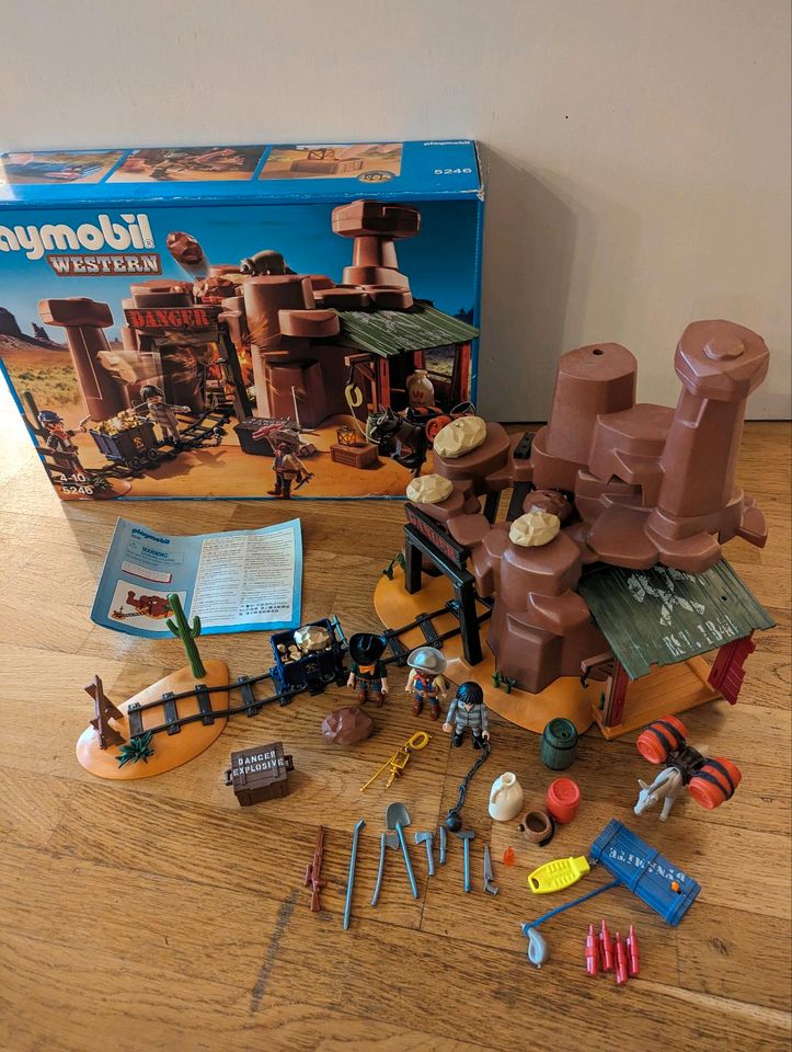 Playmobil Goldmine # 5246 mit Sprengkiste und OVP in Hohenschäftlarn