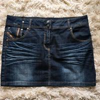 Jeansrock Mini blau Stonewashed Niedersachsen - Lilienthal Vorschau