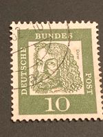 Briefmarke Deutschland 10 Pfennig 1961 Michel 350 gestempelt Rheinland-Pfalz - Alzey Vorschau