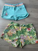 2er Set kurze Hosen Shorts Dschungel-Print und mint 104/110 Sachsen - Frankenberg (Sa.) Vorschau