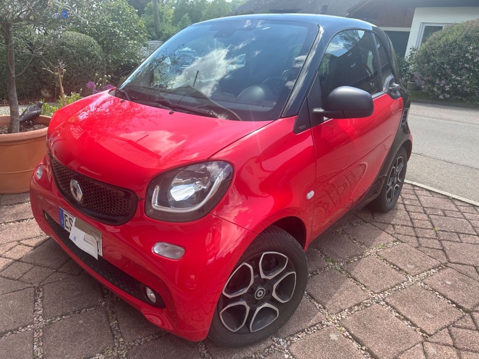 Smart ForTwoTurbo 90 PS Passion Temp SHZ Pano in Aichtal