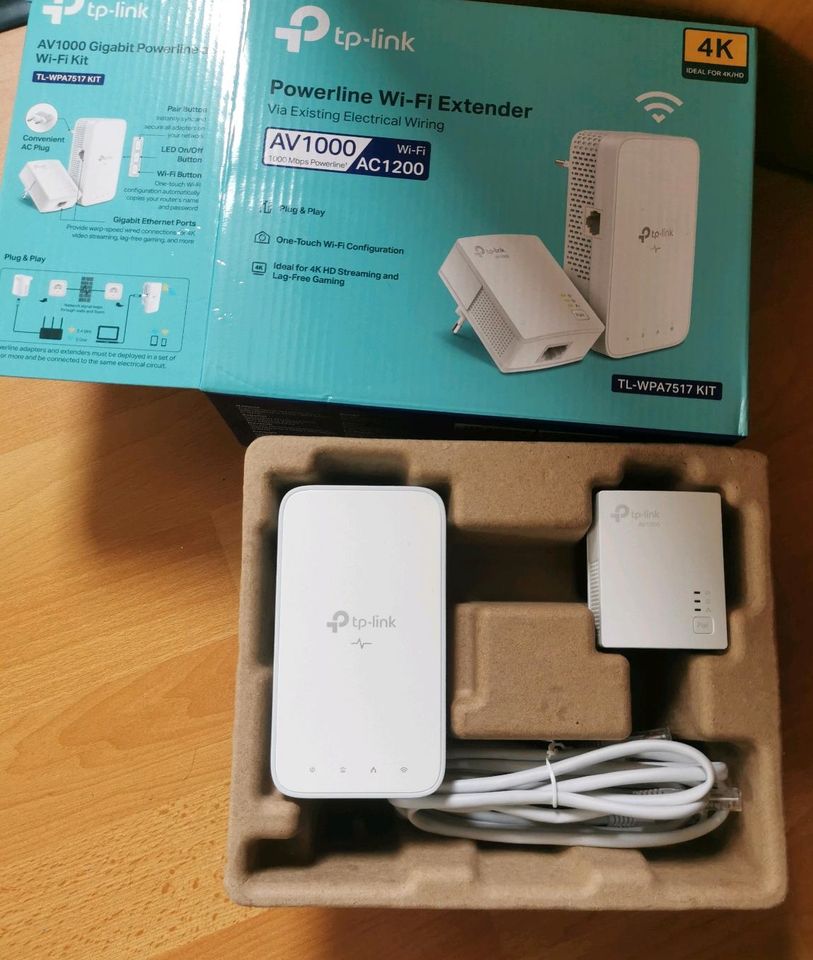 Tp link powerline wifi extender TL-WPA7517 KIT in Rheine