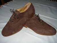 Damen Brogues Nubuk Leder Schnürschuhe Halbschuhe Gr. 39 Baden-Württemberg - Biberach an der Riß Vorschau