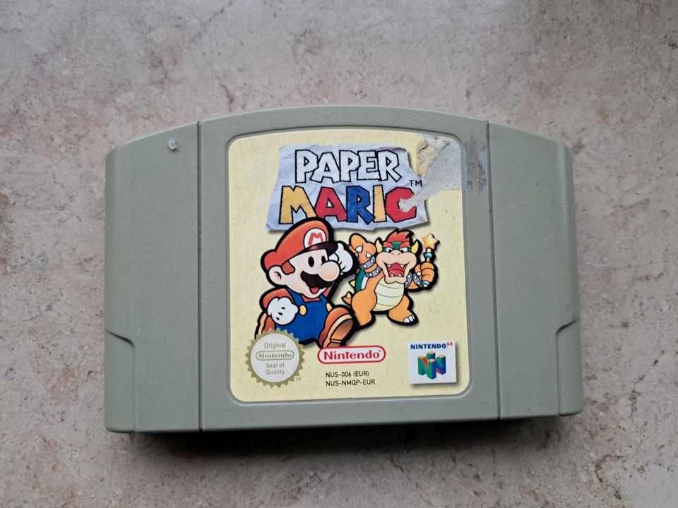 Nintendo N64 Spiel Paper Mario in Ravenstein