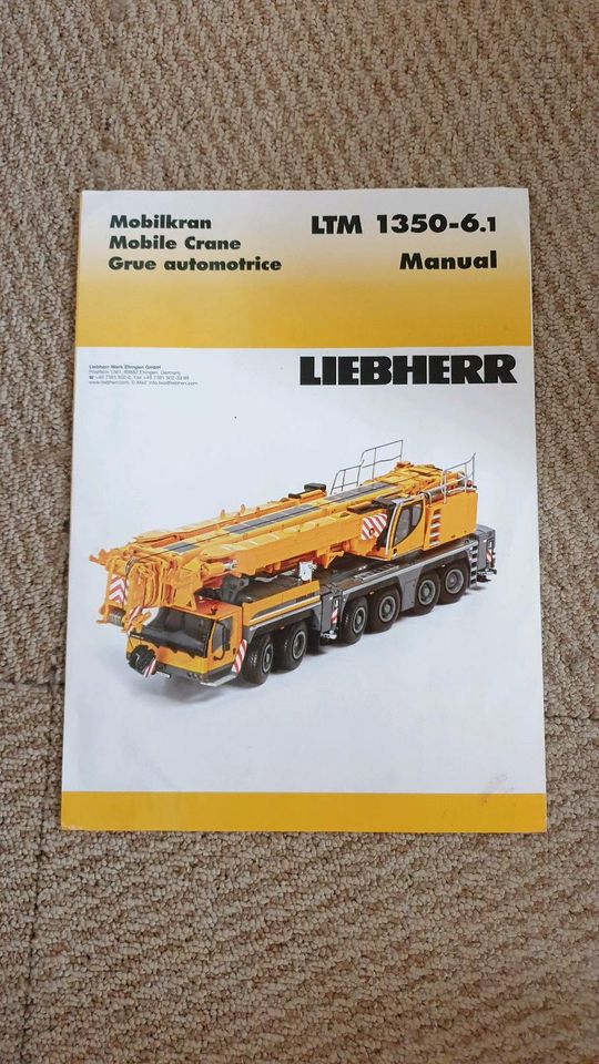 WSI Liebherr LTM 1350 Modell in Gronau (Leine)