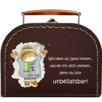 Pappkoffer braun mit Teddy & Spruch, Geschenk, Deko, Aufbewahrung Nordrhein-Westfalen - Olfen Vorschau