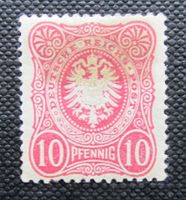 Deutsche Reichspost 10 Pfennige 1889, Falz Bayern - Höchstädt i. Fichtelgebirge Vorschau