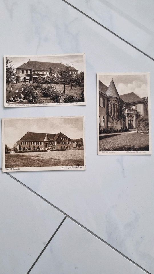 3 alte AK Bad Rothenfelde Oldenburger Kinderheim, 30er Jahre in Bad Zwischenahn