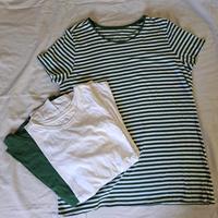 T-Shirt 3er-Set grün/ weiß, XL (46/48) Vahr - Neue Vahr Südwest Vorschau