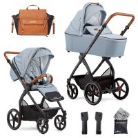 Gesslein FX4 Swing - 2in1 Kinderwagen-Set - Design 480480 - inkl. Panorama Lyx Babywanne + Sportsitz Swing + Wickeltasche + Zubehör - NEU Hessen - Fulda Vorschau