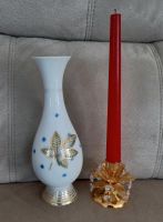 Vase Bavaria und Kerzenständer 24 Karat vergoldet Thüringen - Gera Vorschau