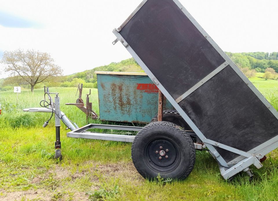 Traktor Futterwagen  Anhänger Mistkarren Hofanhänger Misthänger in Birkenau