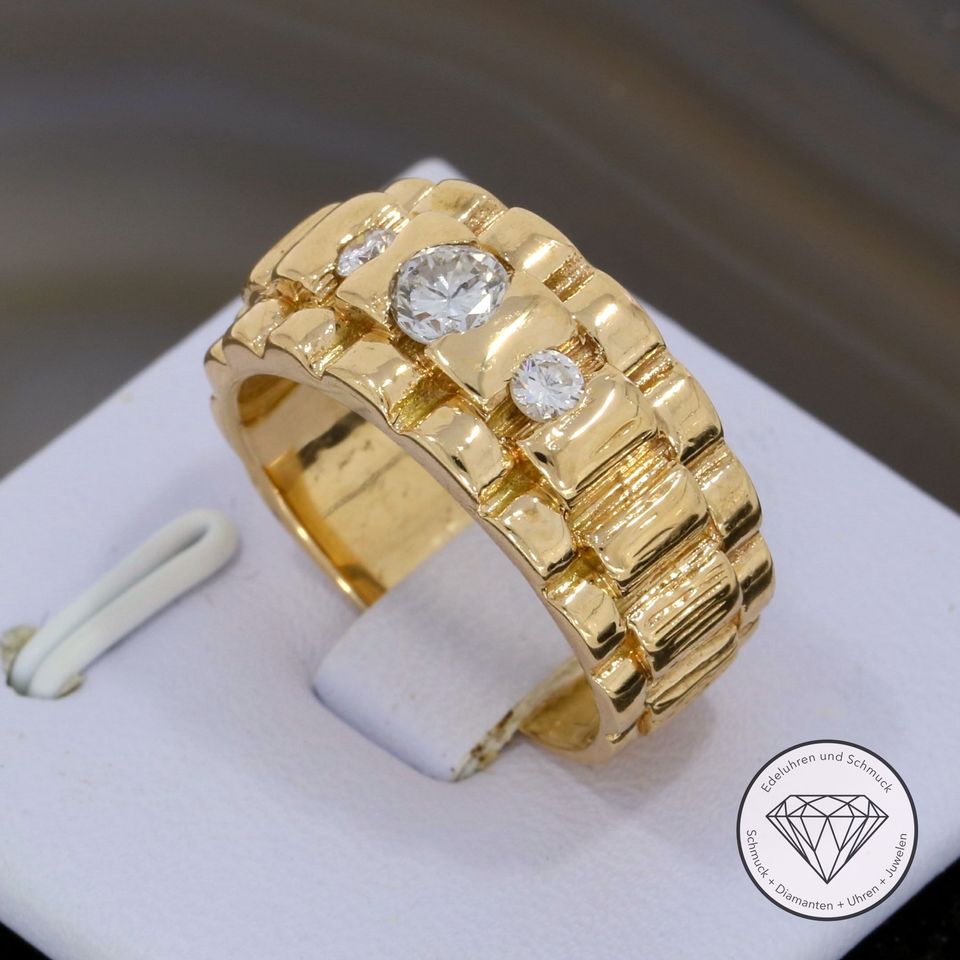 M*202066 Wert 3.100,- Brillant Kronen Ring 585 Rosé Gold XXYY in Essen
