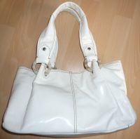 Fossil beige Handtasche Ledertasche Lackleder Tasche Shopper Schleswig-Holstein - Schleswig Vorschau