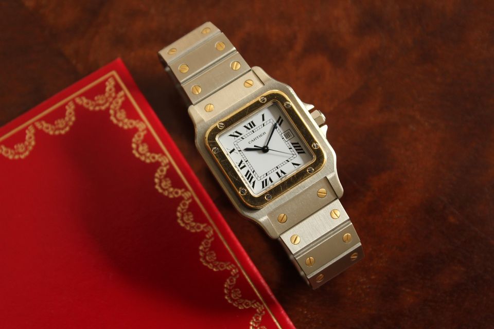 Cartier Santos Carree Large 2961 Automatic 29x41 '1985 in Pforzheim