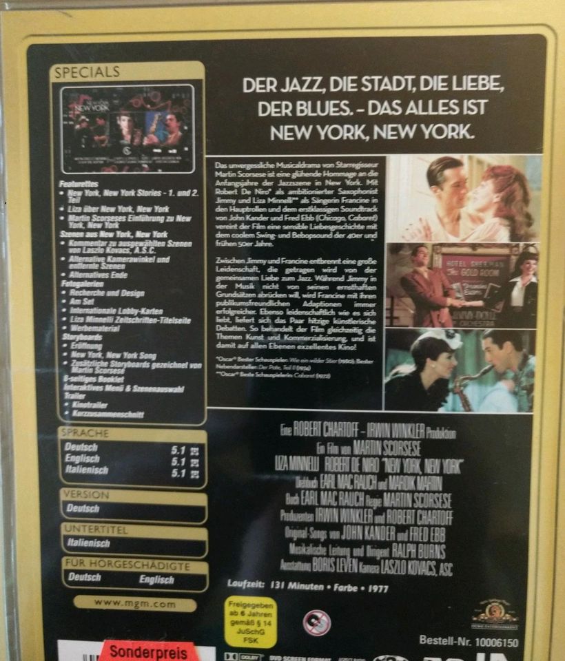 DVD MGM Film Musik Drama De Niro Liza Minnelli Jazz Blues US in Dortmund