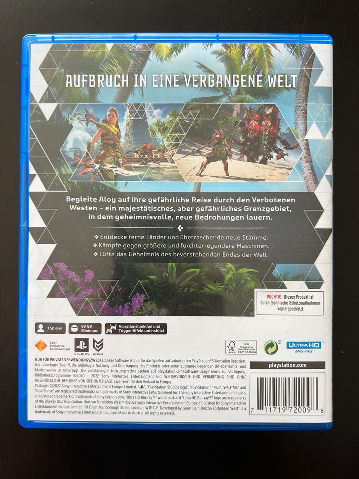 Horizon II Forbidden West PS5 PlayStation Spiel in Wolfenbüttel