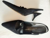 "Elegante Vintage Stilettos Pumps Gr. 38, Schwarz Wildleder Friedrichshain-Kreuzberg - Friedrichshain Vorschau