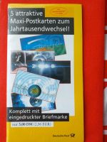 5 attraktive Maxi-Postkarten zum Jahrtausendwechsel | 01.01.2000 Thüringen - Erfurt Vorschau