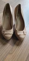 High Heels, Pumps, Absatzschuhe, beige/gold, Größe 37 Thüringen - Erfurt Vorschau