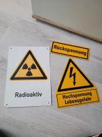 Schilder Radioaktiv Hochspannung Rückspannnung Parchim - Landkreis - Raben Steinfeld Vorschau