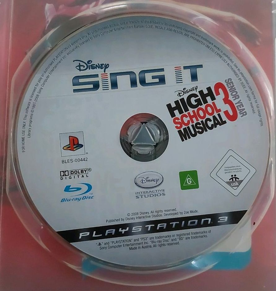 PS3 High School Musical Sing it Disney Singstar Playstation 3 in Bayern -  Uehlfeld | Playstation gebraucht kaufen | eBay Kleinanzeigen ist jetzt  Kleinanzeigen