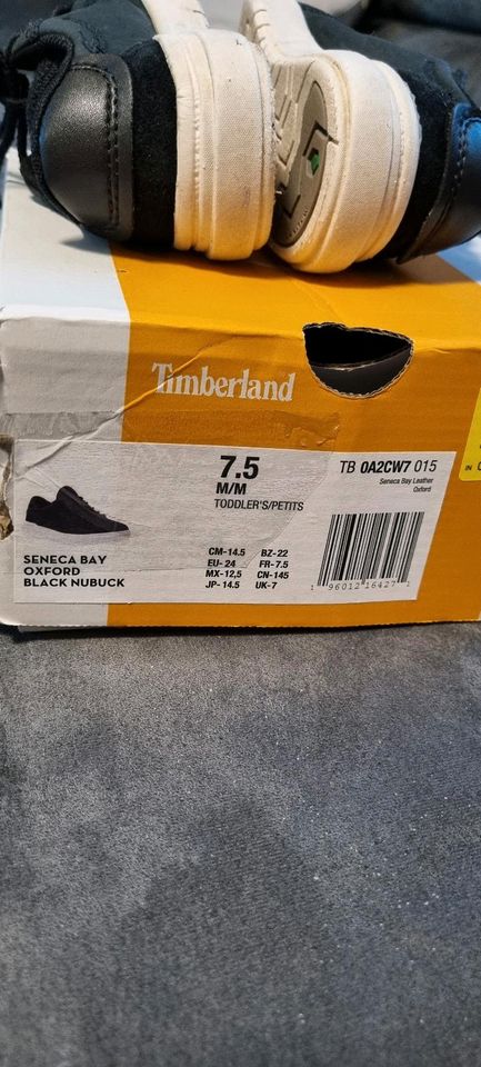 Timberland Sneaker Kinder schwarz weiß in Gießen