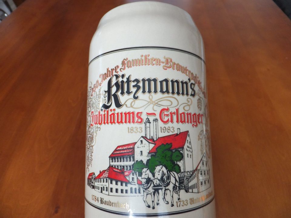 Maßkrug Kitzmann's Jubiläums-Erlanger, 250 Jahre 1833 - 1983 in Heroldsberg