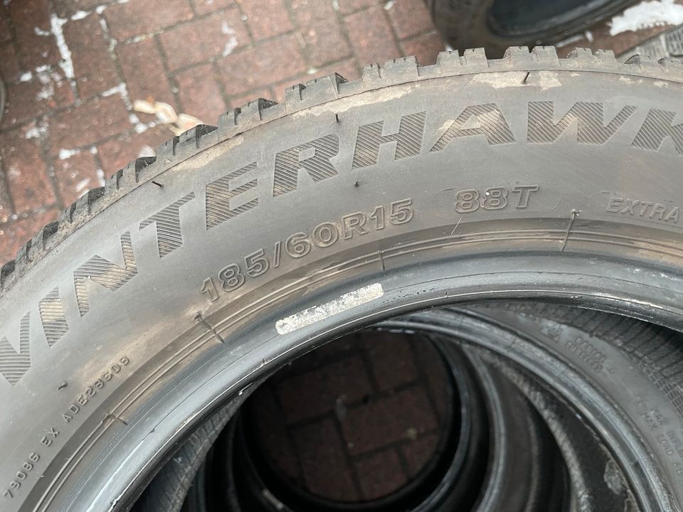 2stück 185/60R15 88T FIRESTONE WINTERHAWK4 DOT4021 in Stockstadt a. Main