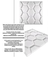 Weiß hexagon Paneele decke wand Boden wandverkleidung Deko Home Hessen - Wiesbaden Vorschau