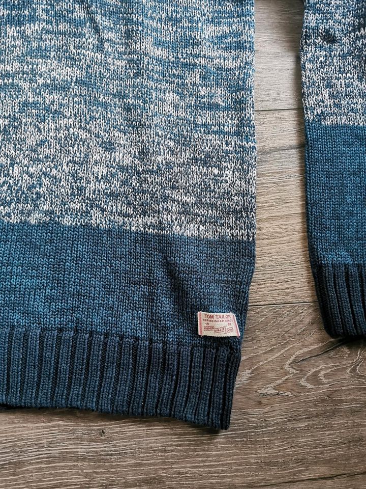 Tom Tailor Strickpullover blau Gr.M in Ebermannstadt