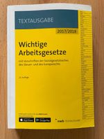 Wichtige Arbeitsgesetze (24. Auflage) 2017/2018 Baden-Württemberg - Fellbach Vorschau