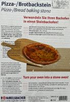 Pizza-/ Brotbackstein Herzogtum Lauenburg - Aumühle bei Hamburg Vorschau