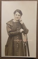 altes Foto antik AK junge Frau im Mantelkleid Mode Jugendstil Brandenburg - Potsdam Vorschau