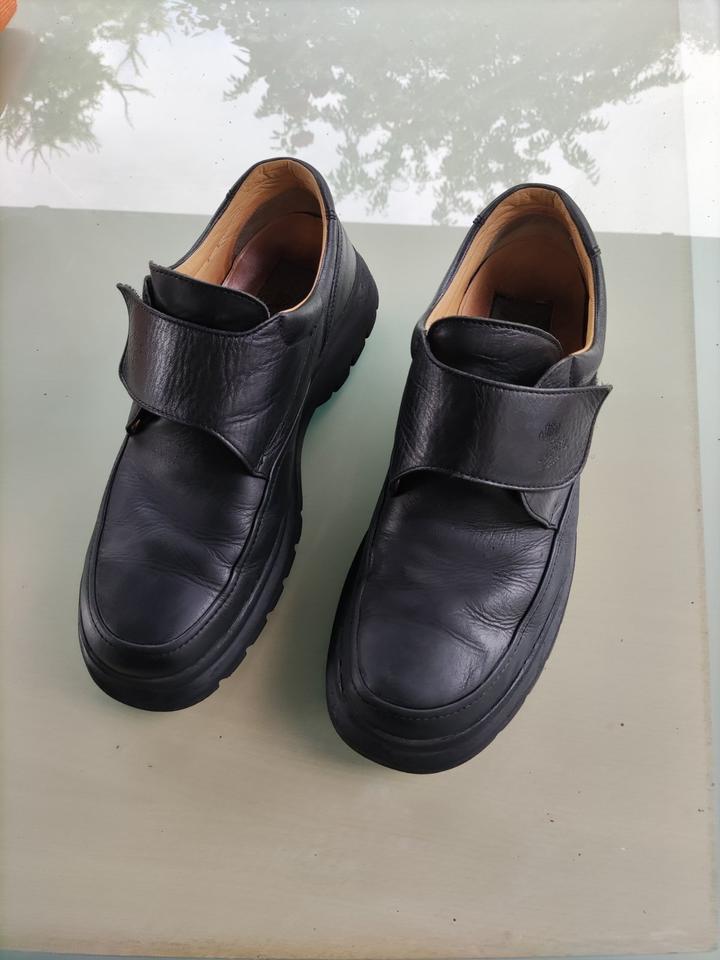 Camel Boots Leder Schwarz Gr. EU 46 1/2 = UK 12 Herrenschuhe in Hengersberg